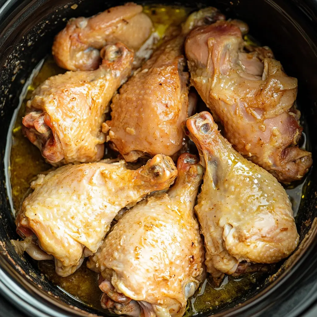CROCK POT MISSISSIPPI CHICKEN centered hero view, clean and uncluttered