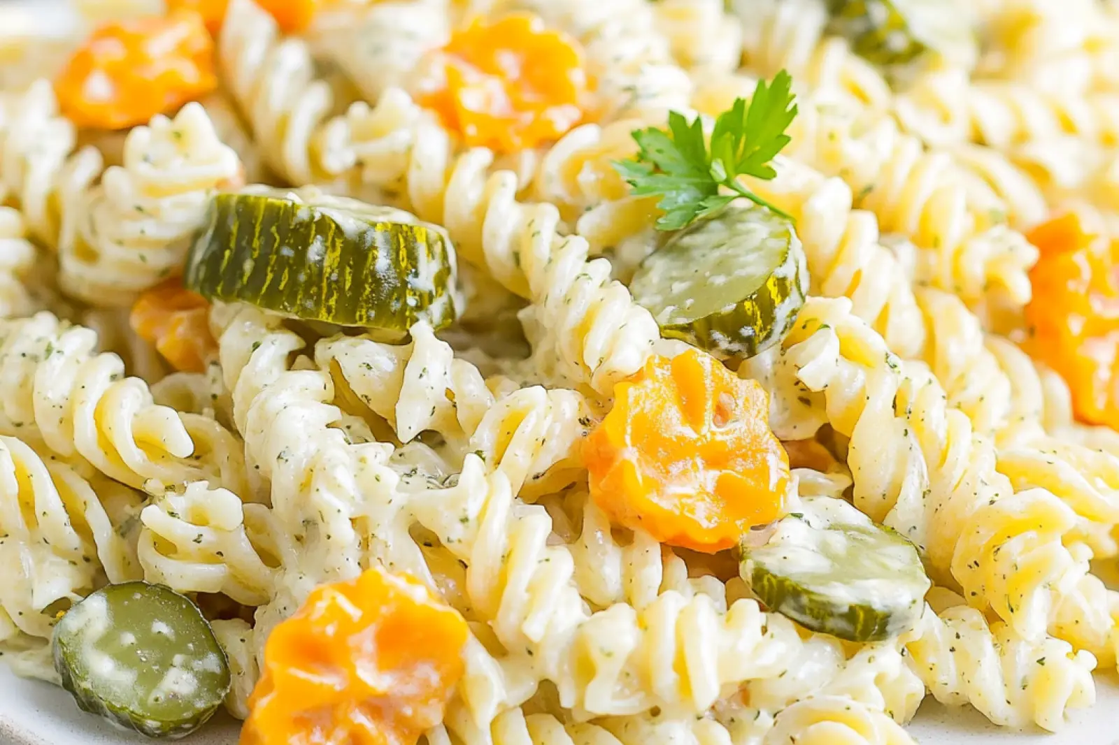 Dill Pickle Pasta Salad Easy Recipe for Busy Weeknights