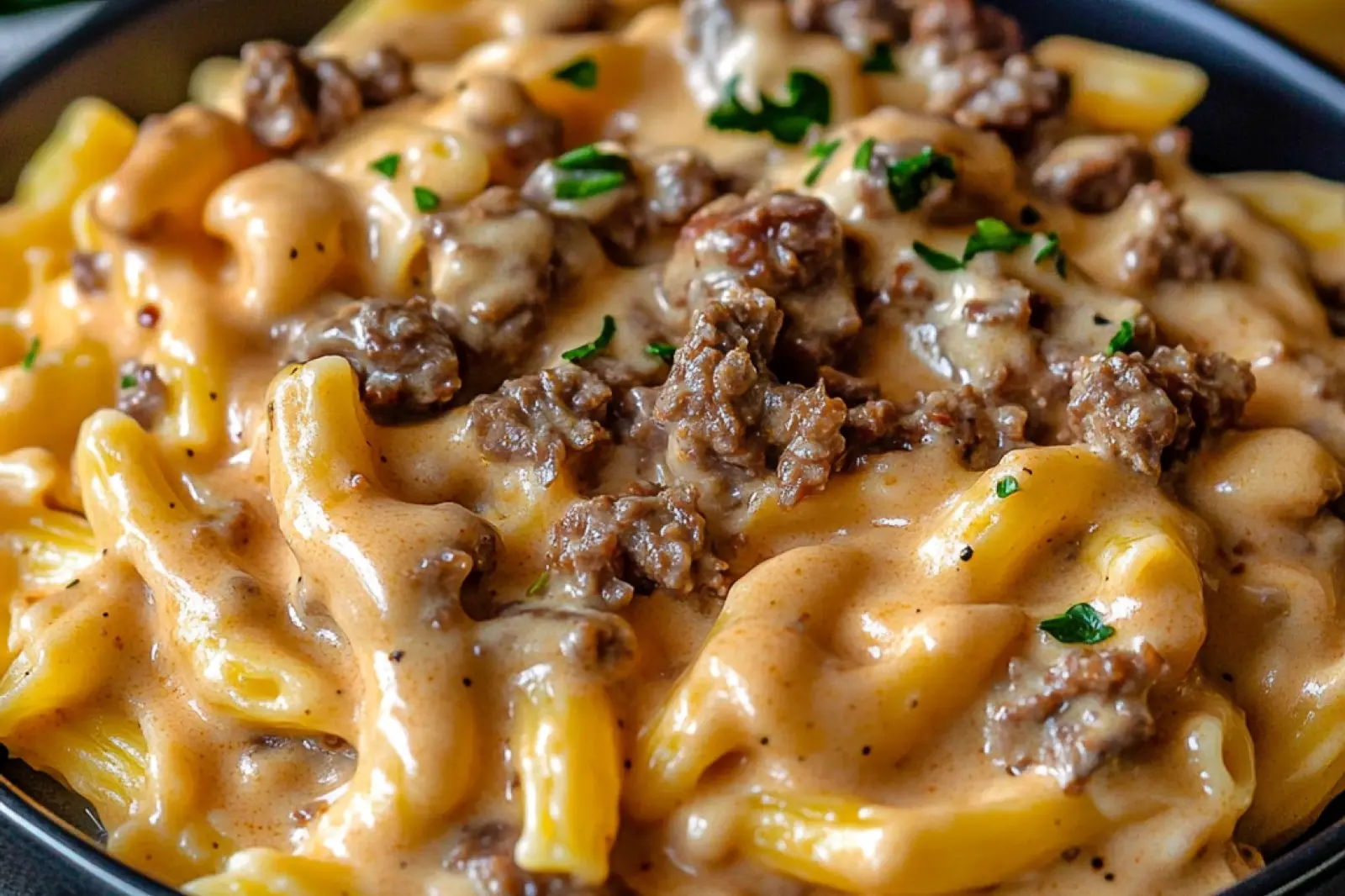 High Protein Creamy Beef Pasta Easy Weeknight Dinner