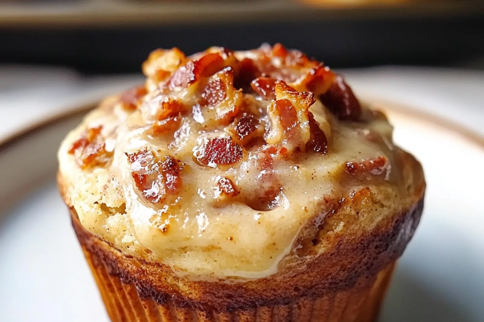 High Protein Maple Bacon Pancake Muffins Easy Breakfast