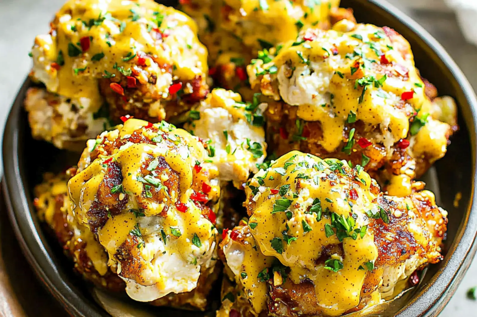 Honey Mustard Pretzel Chicken Bowls Cozy Ultimate Dinner