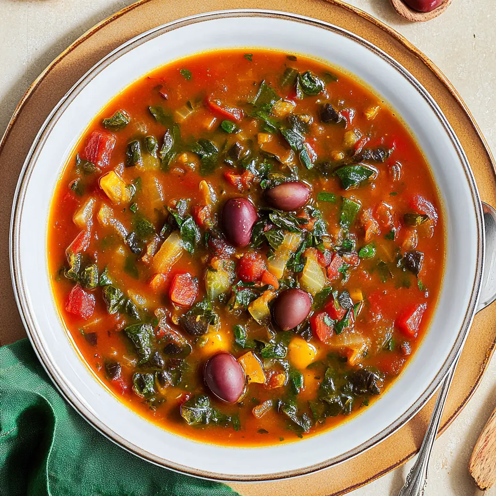 OLIVE GARDEN MINESTRONE SOUP centered hero view, clean and uncluttered