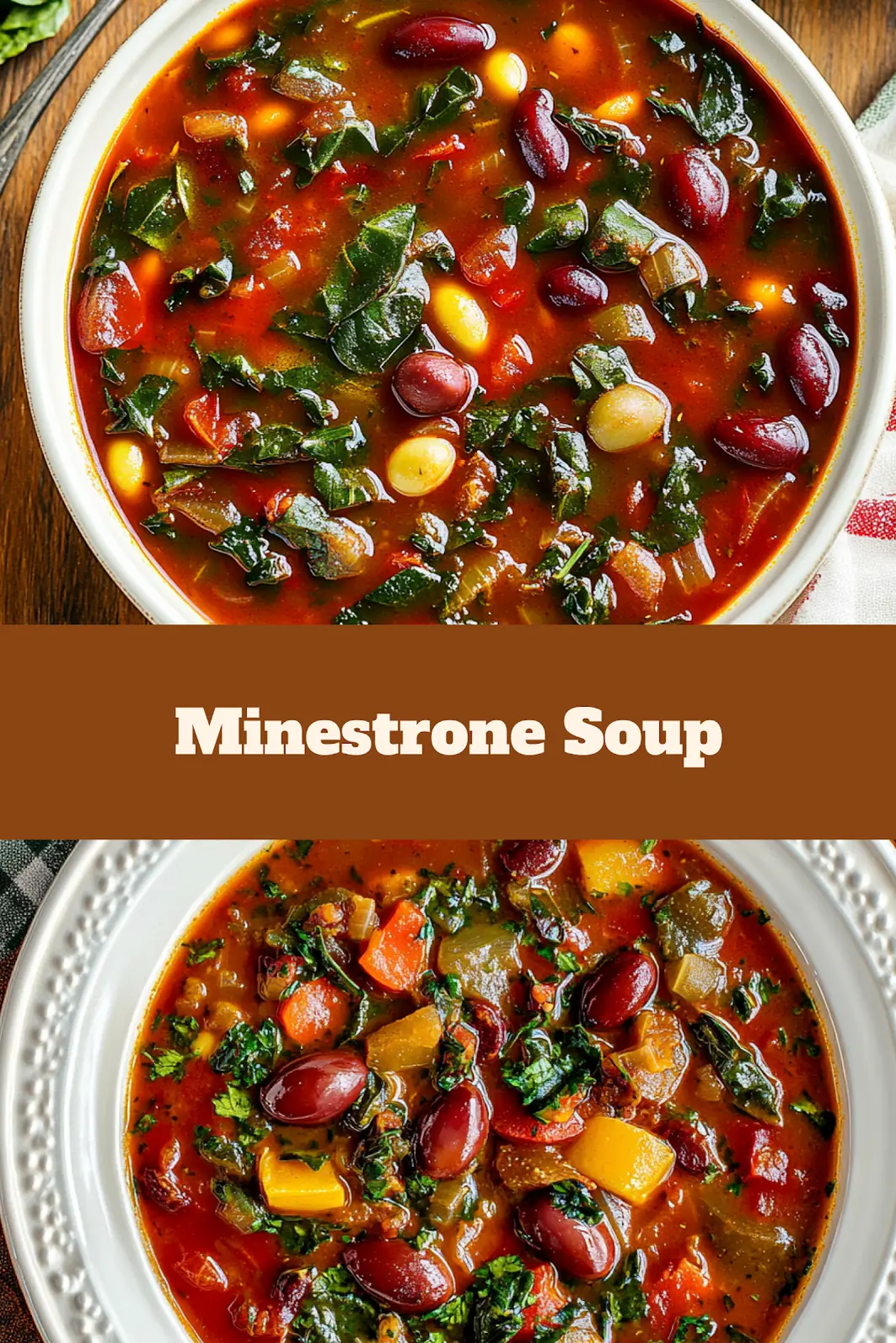 OLIVE GARDEN MINESTRONE SOUP centered hero view, clean and uncluttered