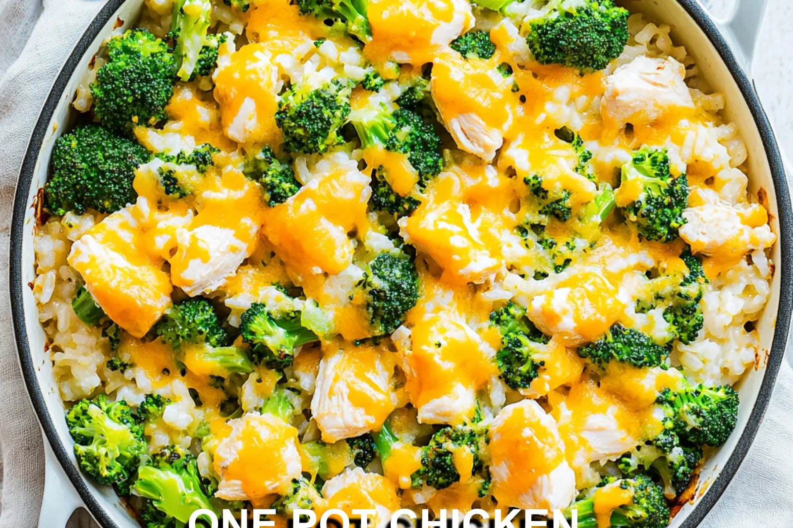 One Pot Chicken Broccoli Rice Casserole Easy Weeknight Meal
