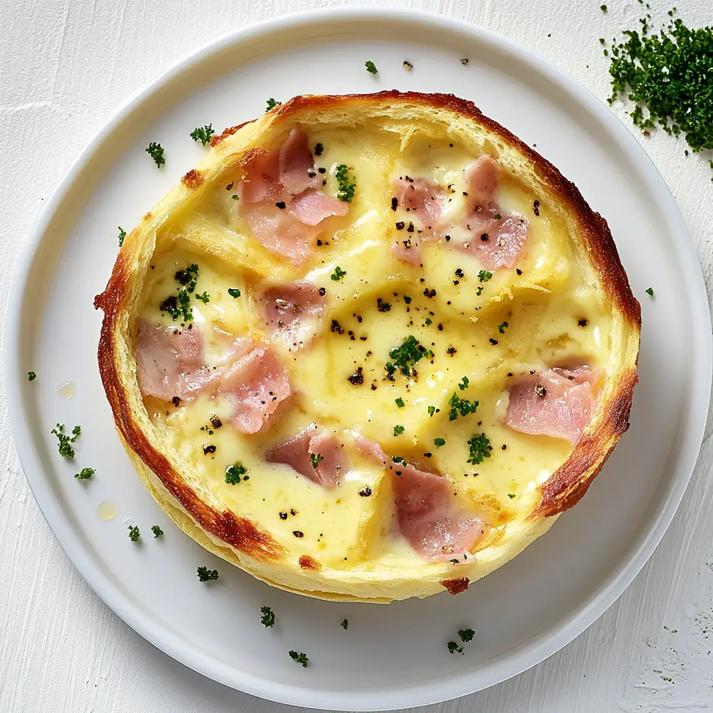 SAVORY BREAKFAST CREPES centered hero view, clean and uncluttered