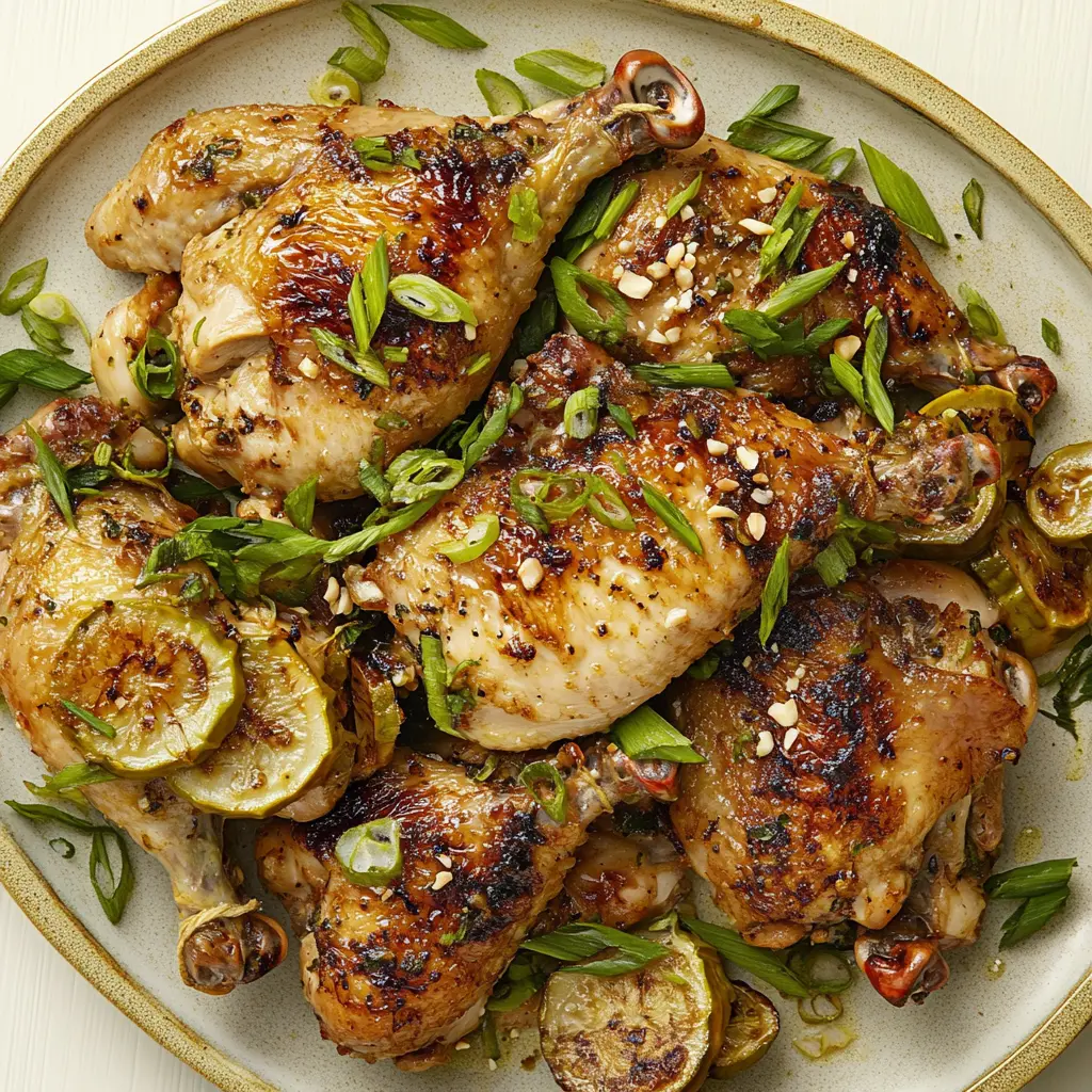 Vietnamese Lemongrass Chicken Easy Weeknight Dinner 2 VIETNAMESE LEMONGRASS CHICKEN centered hero view, clean and uncluttered