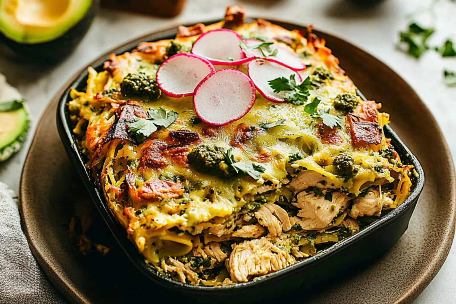 Salsa Verde Chicken Casserole Easy Weeknight Dinner