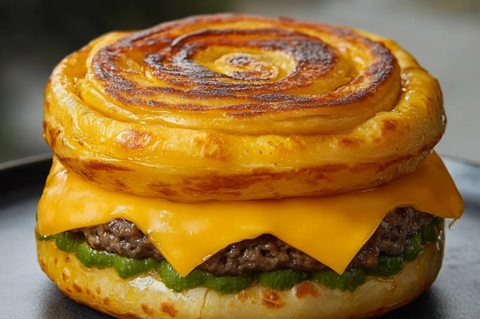 Dubai Smash Burger Parathas Cheese Crispy Delicious Fusion