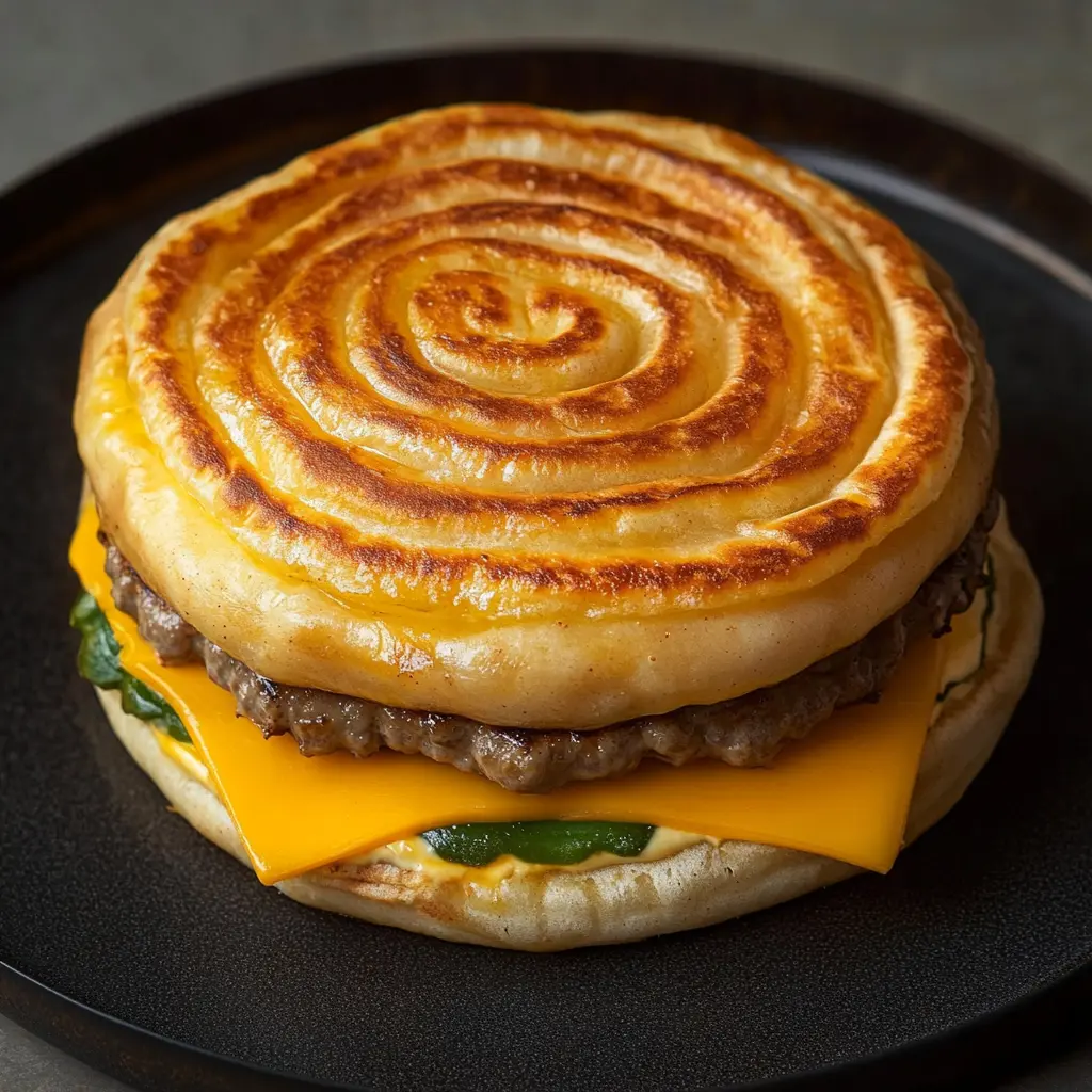 SMASH BURGER PARATHAS CHEESE recipe, served and ready to eat, easy homemade dinner