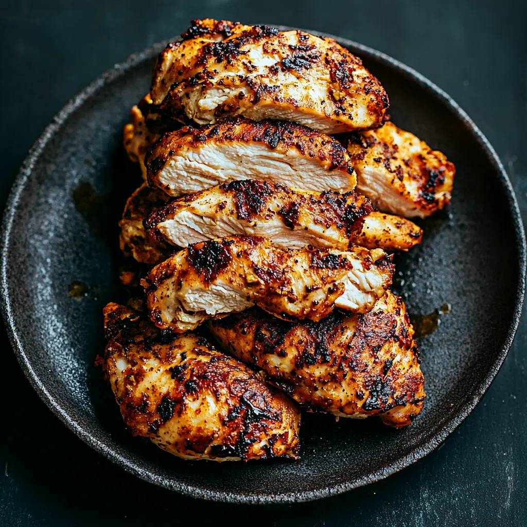 Ridiculously Good Air Fryer Chicken Breast Comforting and Perfect 2 Air Fryer Chicken Breast recipe, served and ready to eat, easy homemade dinner