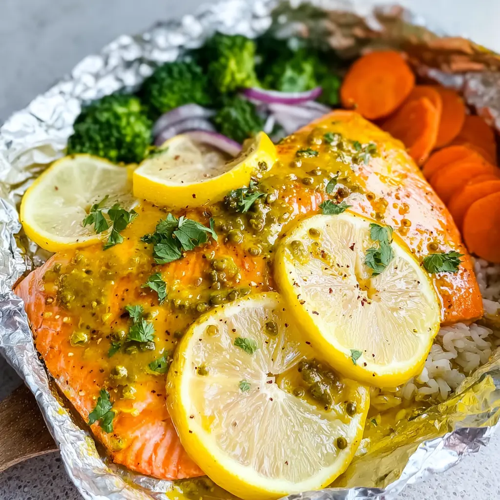 ANTI INFLAMMATORY SALMON BOWL LEMON TURMERIC recipe, served and ready to eat, easy homemade dish