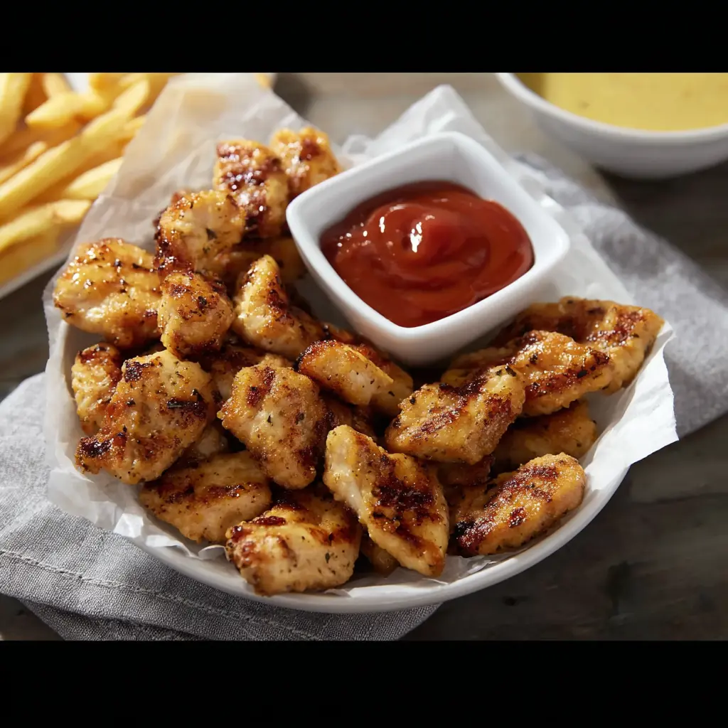 Chick Fil A Grilled Nuggets Sauce recipe, served and ready to eat, easy homemade dinner
