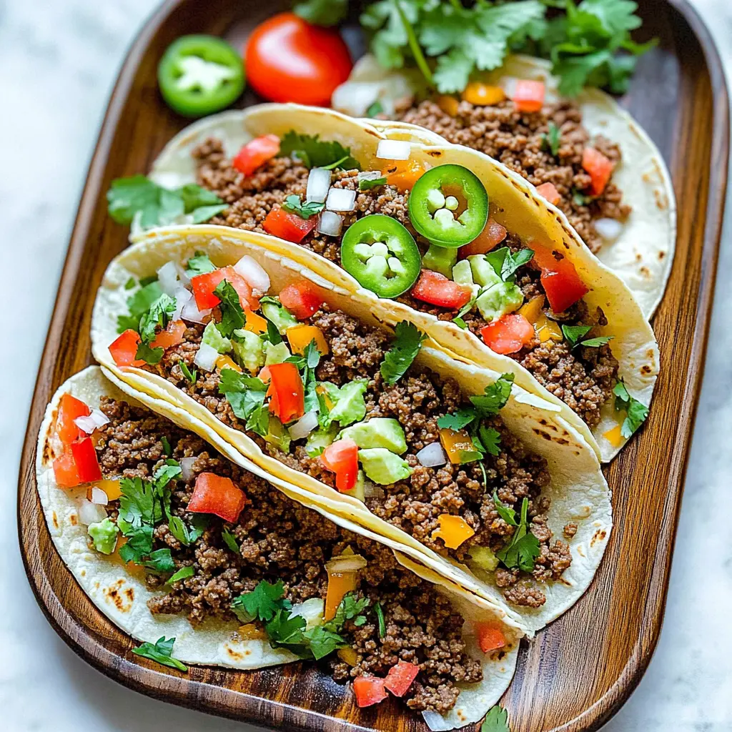 Ground Beef Tacos Homemade Seasoning Made Simple and Satisfying 2 Ground Beef Tacos Homemade Seasoning recipe, served and ready to eat, easy homemade dinner