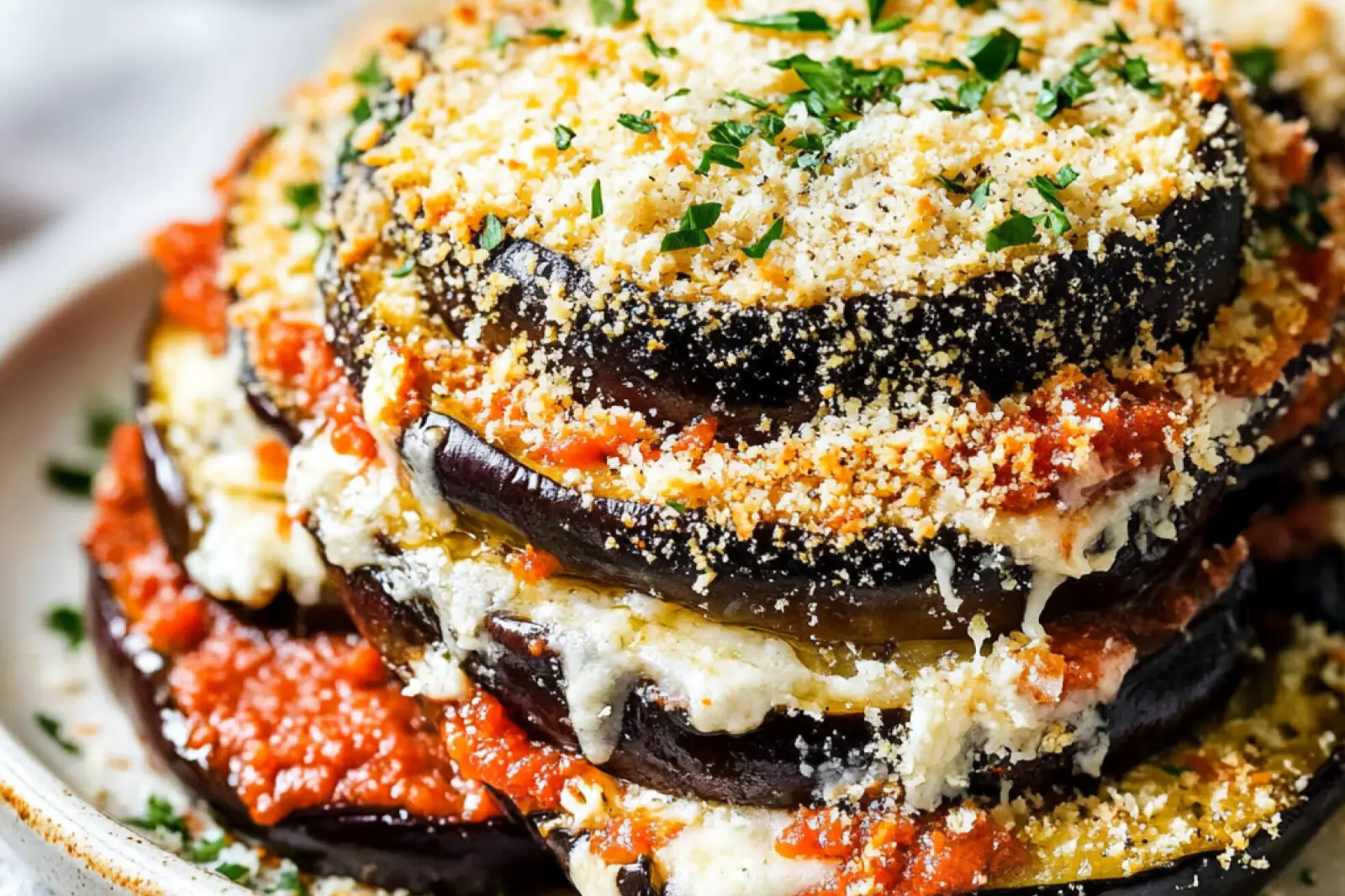 Air Fryer Eggplant Parmesan Cozy Crispy Weeknight Dinner