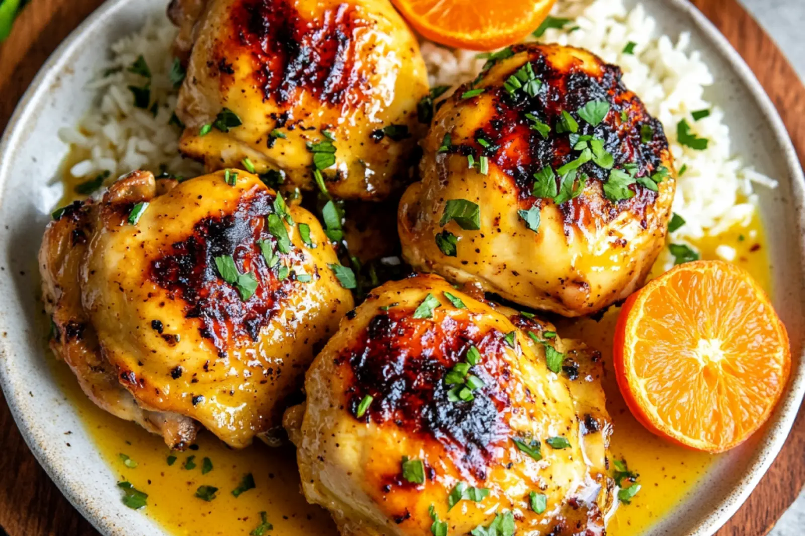 Air Fryer Orange Dijon Chicken Comforting Easy Weeknight