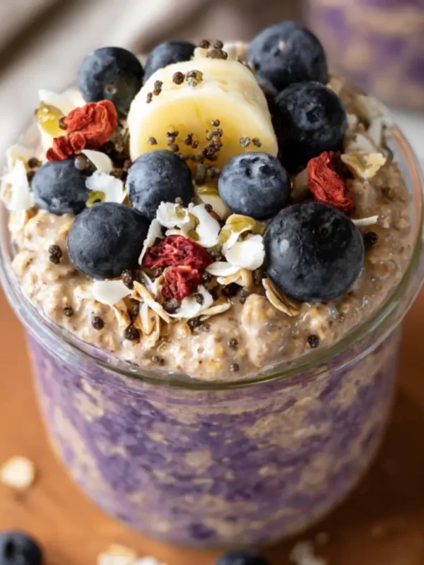 Anti Inflammatory Overnight Oats with Berries Make Your Morning Routine Beautiful and Satisfying