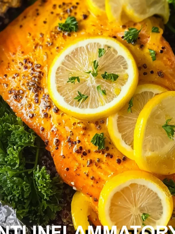Anti Inflammatory Salmon Bowl Lemon Turmeric Vibrant Best Way to Make Your New Favorite Dinner