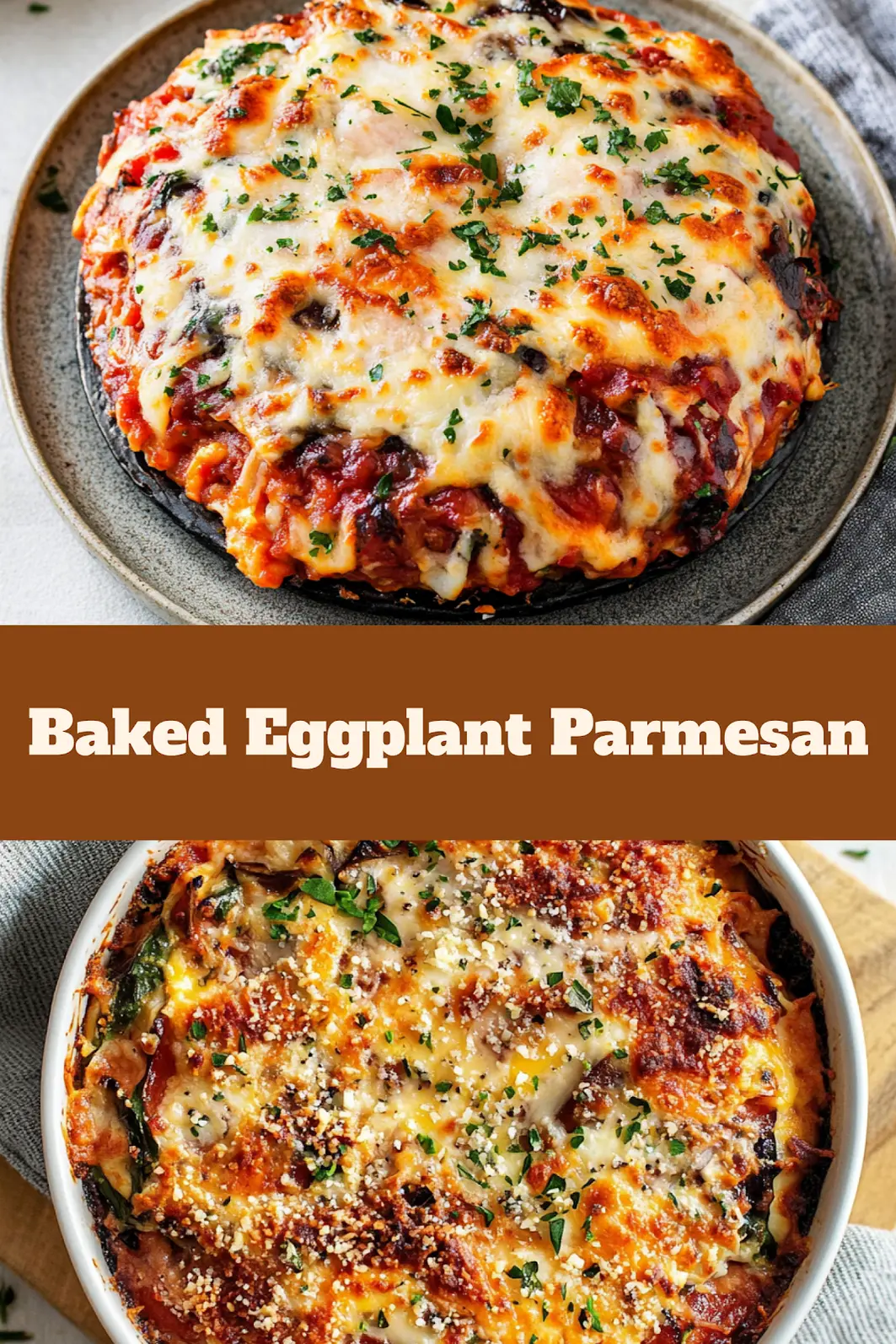 Eggplant Parmesan Baked Easy Comforting Cheesy Perfection 4 Baked Eggplant Parmesan recipe, golden and bubbling, perfect for easy homemade dinner