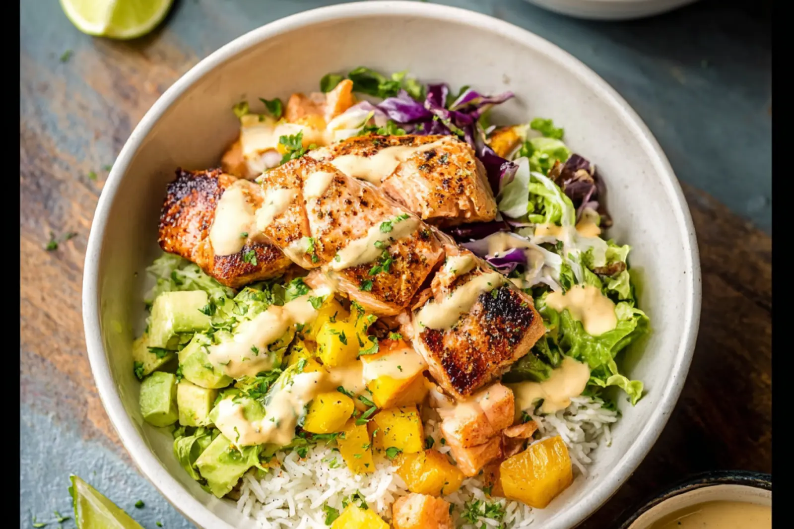 Chipotle Honey Salmon Bowl: Vibrant Fresh Dinner Made Easy