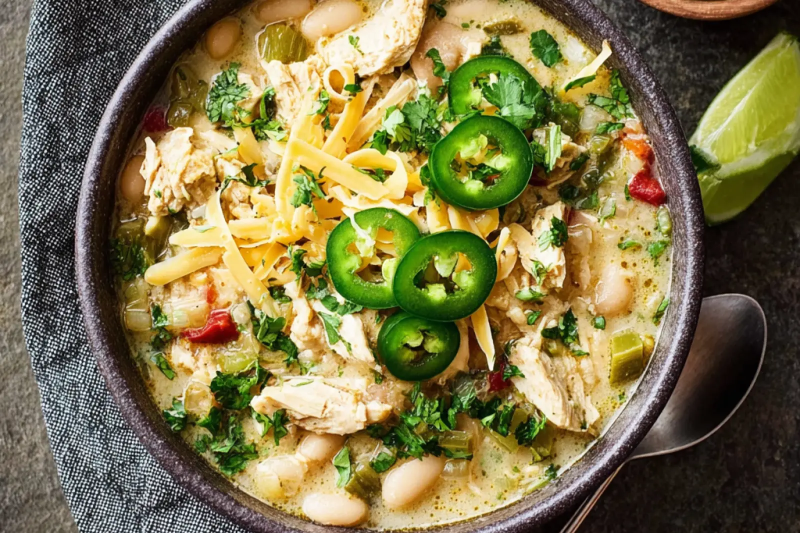 Crockpot White Chicken Chili High Protein Cozy Satisfying Real Comfort Now