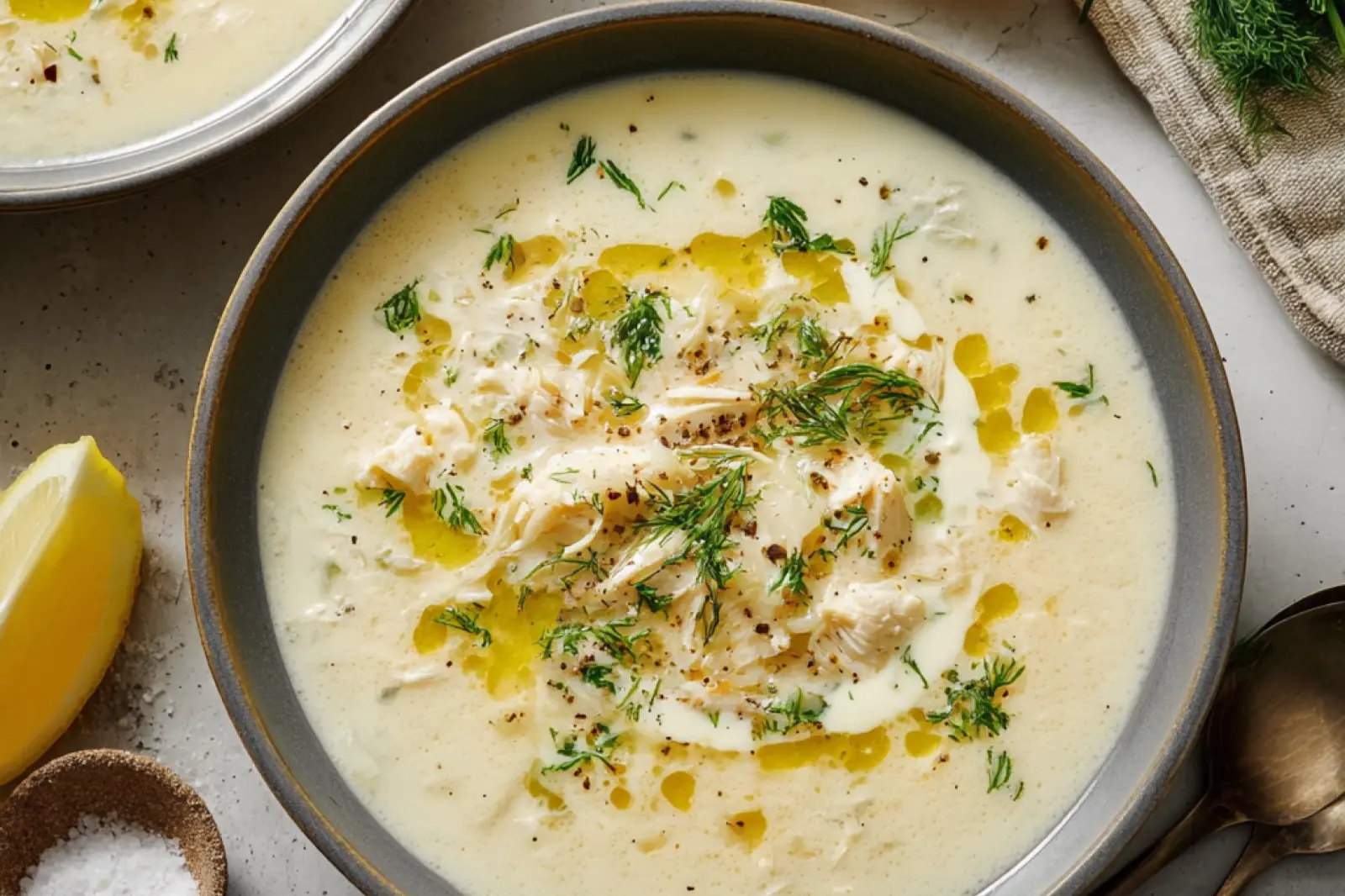 Greek Lemon Chicken Soup Avgolemono Comforting Recipe Tested