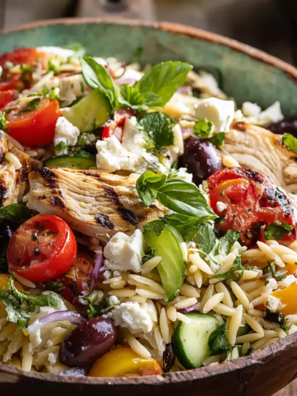 Greek Orzo Salad with Chicken Vibrant Fresh Way to Make Your New Favorite