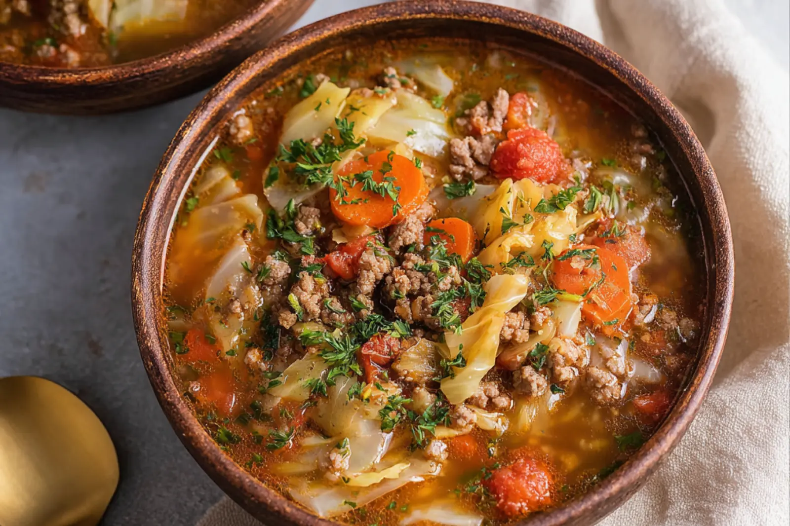 Ground Beef Cabbage Soup Easy and Delicious Comforting Recipe