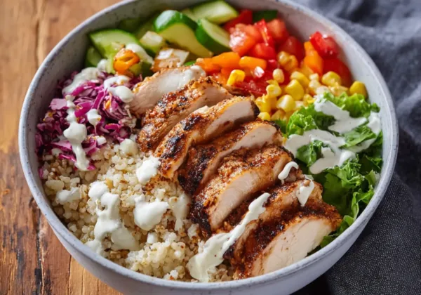 High Protein Chicken Bowl Meal Prep Made Satisfying and Real