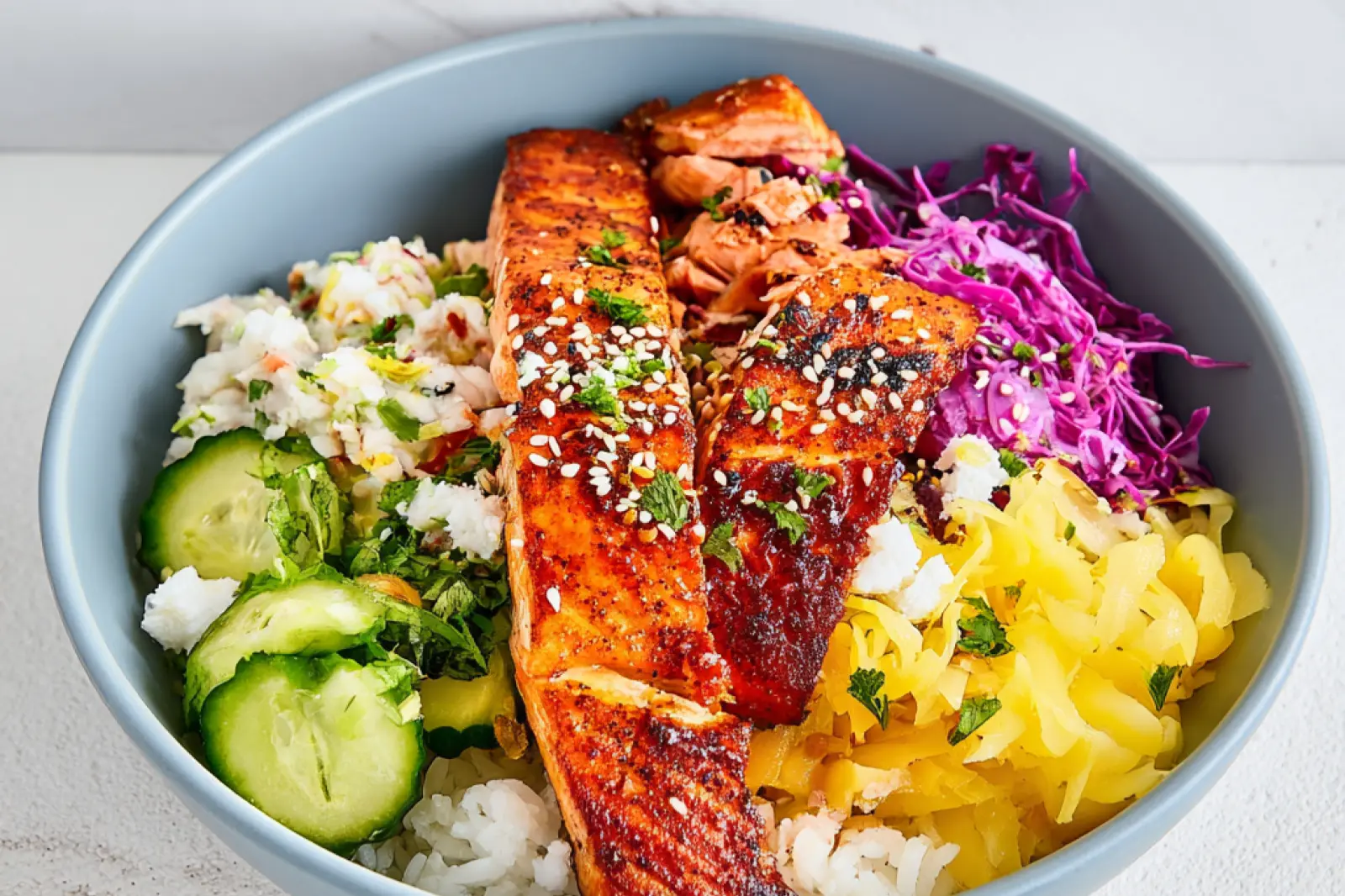 Hot Honey Crispy Salmon Bowl Your New Favorite Satisfying Dinner