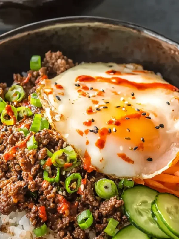 Korean Ground Beef Rice Bowl Spring Warm Satisfying Way to Make Dinner Real