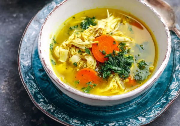 Healing Lemon Ginger Turmeric Chicken Soup Warm Comforting Real Nourishment Your Body Will Love