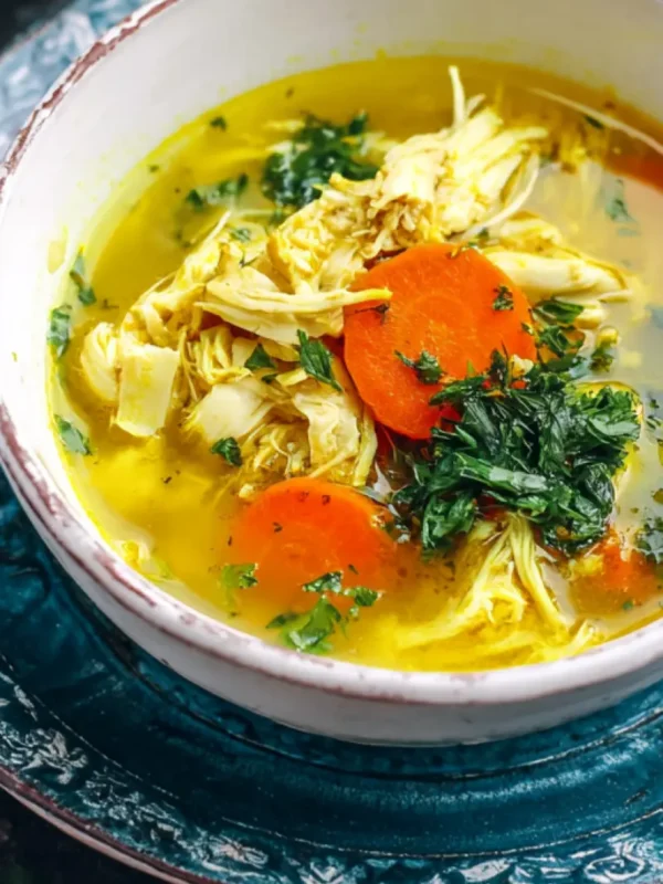 Healing Lemon Ginger Turmeric Chicken Soup Warm Comforting Real Nourishment Your Body Will Love