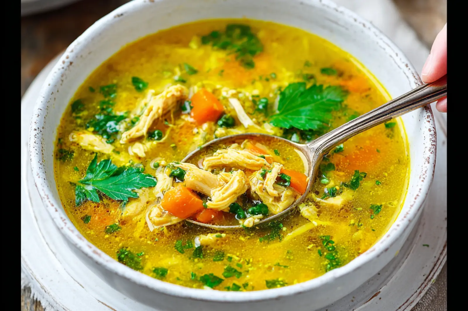 Lemon Turmeric Anti-Inflammatory Chicken Soup Recipe That Heals