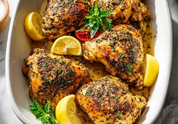 Mediterranean Baked Chicken Lemon Herb Warm Satisfying Dinner Your Family Will Love