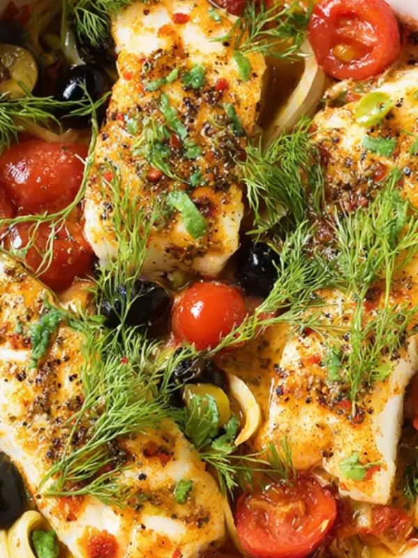 Anti Inflammatory Mediterranean Cod Fennel Olives Warm Satisfying Fresh Dinner Your Family Will Love