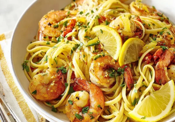 Mediterranean Lemon Shrimp Pasta Vibrant and Fresh New Way to Make Dinner