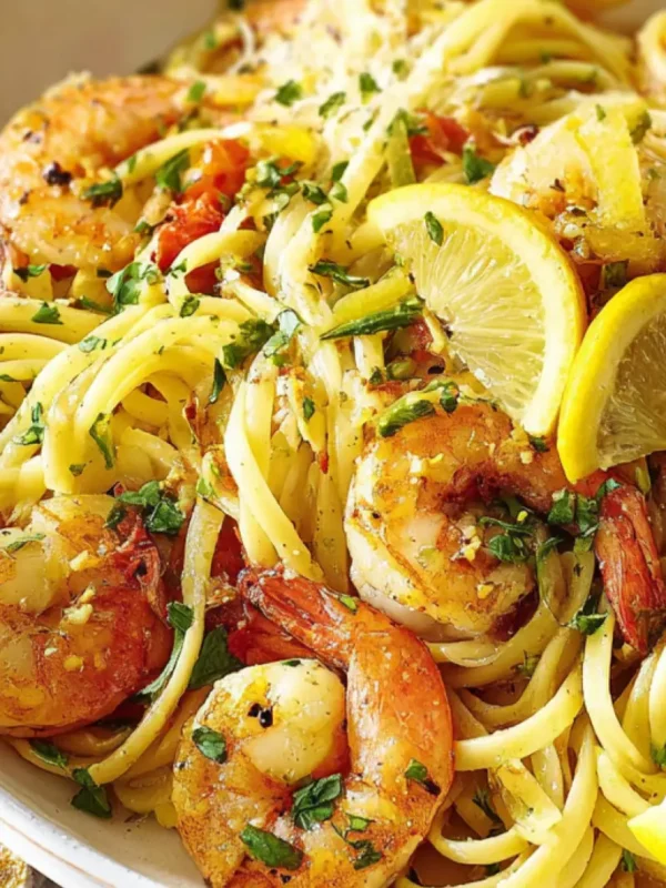 Mediterranean Lemon Shrimp Pasta Vibrant and Fresh New Way to Make Dinner