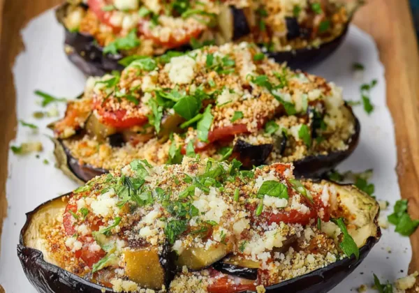 Mediterranean Stuffed Eggplant Vibrant and Satisfying Your New Favorite Dinner