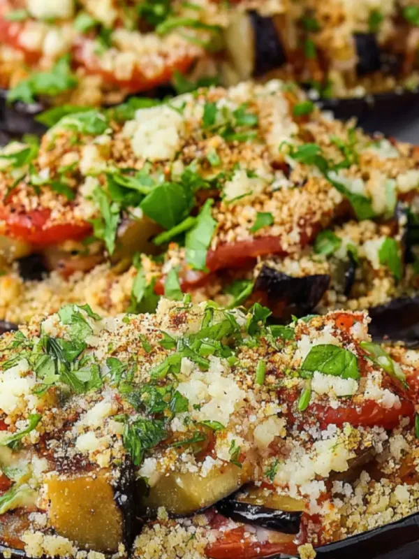 Mediterranean Stuffed Eggplant Vibrant and Satisfying Your New Favorite Dinner