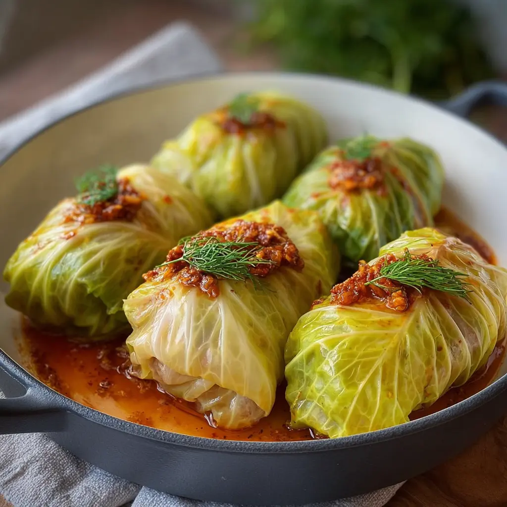 Polish Cabbage Rolls Anti Inflammatory Comforting Recipe 3 Polish Cabbage Rolls Anti Inflammatory recipe, served and ready to eat, easy homemade dinner