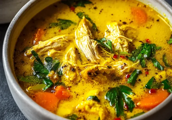 Anti-Inflammatory Turmeric Chicken Soup Warm Comforting Recipe Your Family Will Love