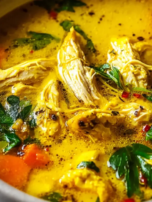 Anti-Inflammatory Turmeric Chicken Soup Warm Comforting Recipe Your Family Will Love