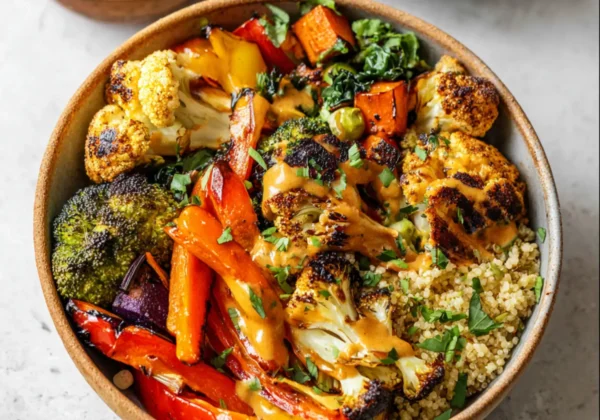 Anti Inflammatory Harvest Bowl Turmeric Roasted Veggies Warm Satisfying Real Nourishment