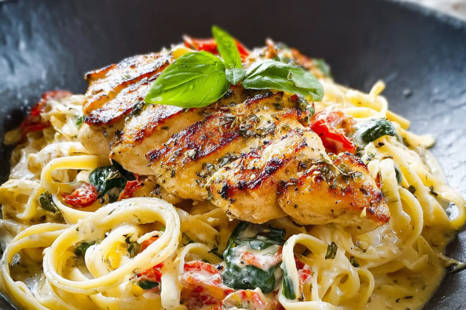 Copycat Olive Garden Tuscan Chicken Pasta Comforting Recipe