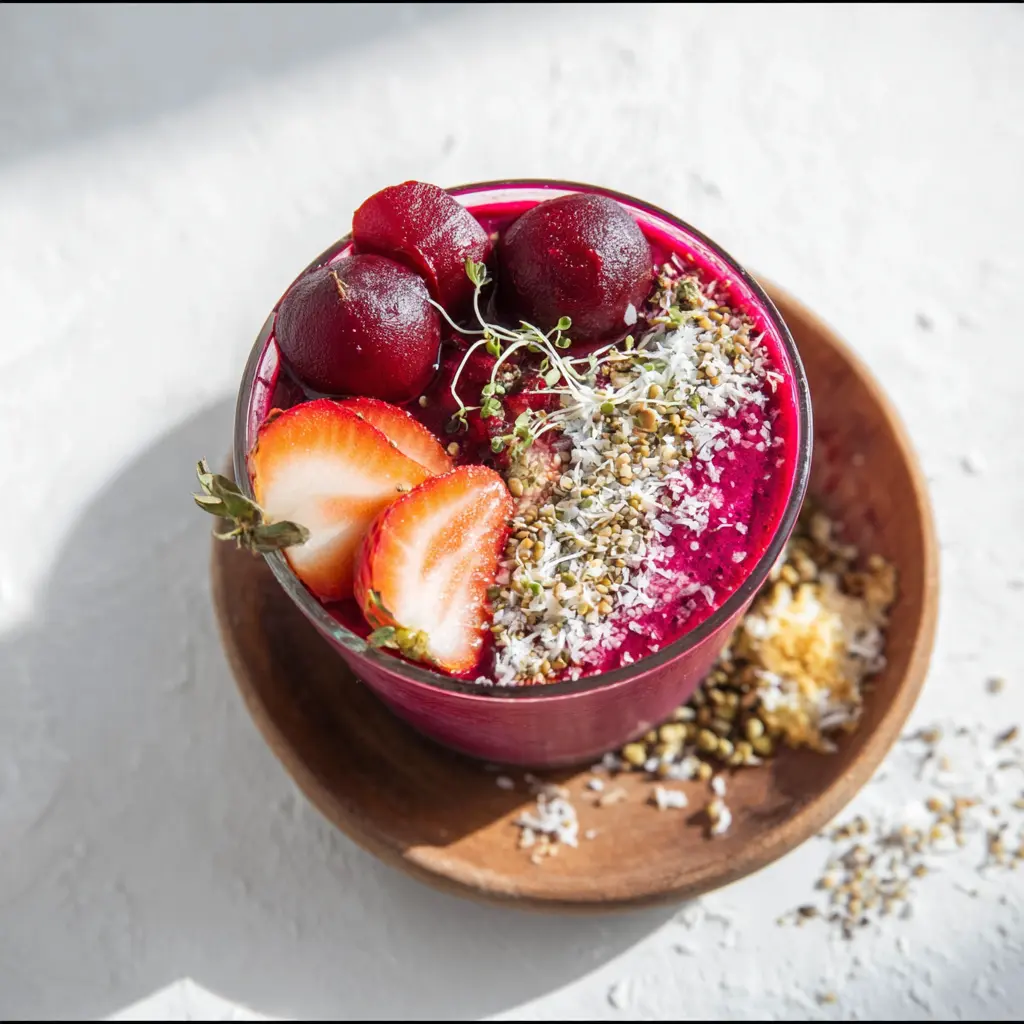 Beet Ginger Immunity Bowl Vibrant and Best Way to Make Your New Favorite Meal 1 Beet Ginger Immunity Bowl recipe, served and ready to eat, easy homemade dish