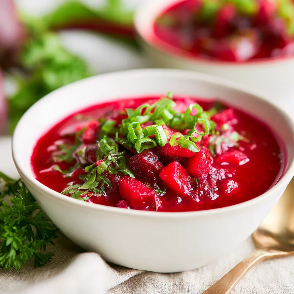 Immune Boosting Beet Miso Soup Warm Satisfying Real Comfort in Every Bowl 1 Beet Miso Soup recipe, served and ready to eat, easy homemade dish