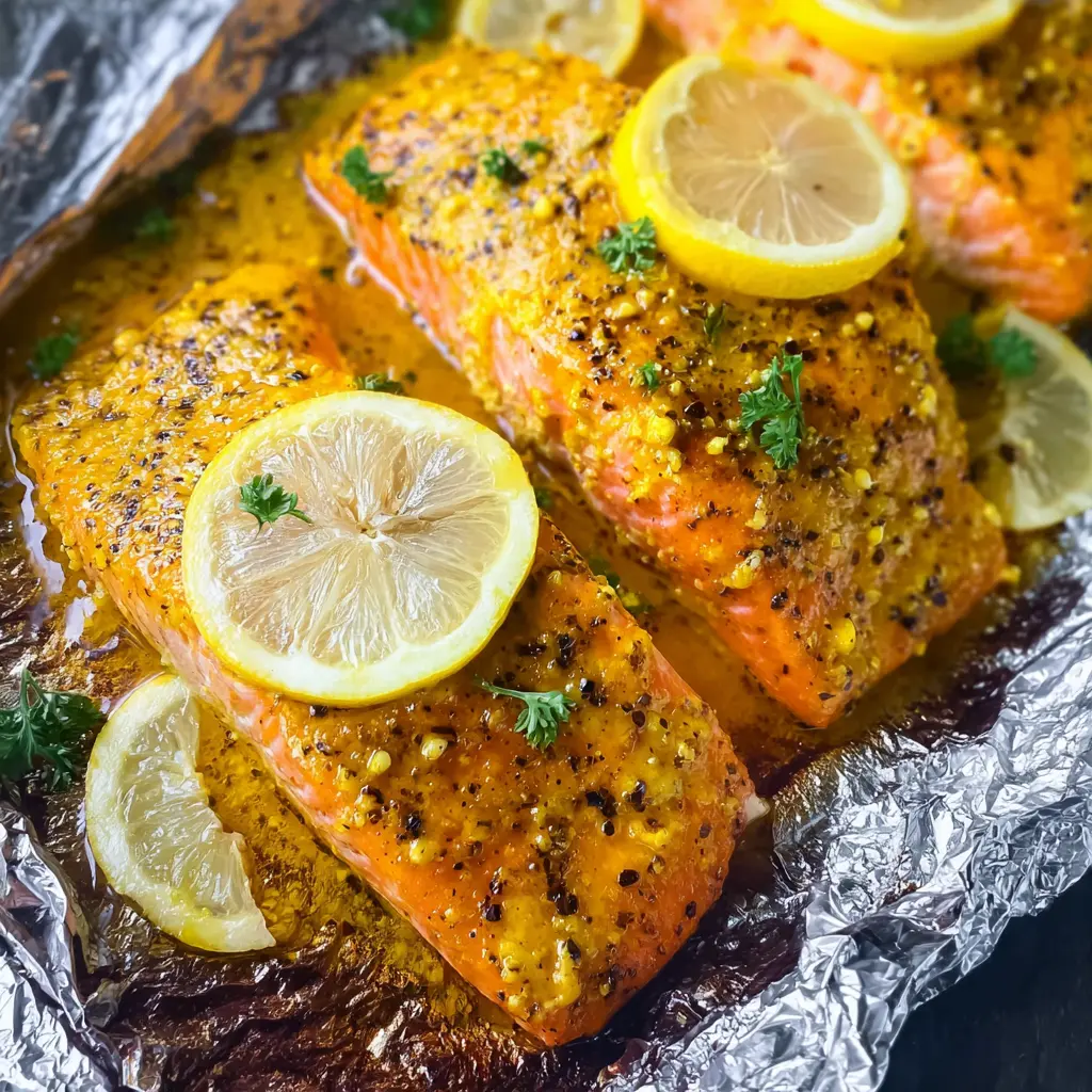 Lemon Turmeric Roasted Salmon Vibrant New Way to Make Dinner Perfect 1 Lemon Turmeric Roasted Salmon recipe, served and ready to eat, easy homemade dish