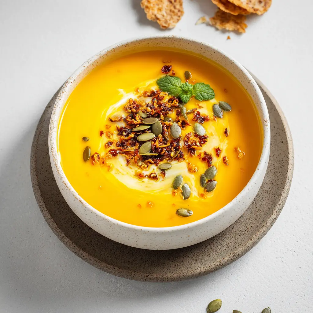 Anti Inflammatory Butternut Squash Soup Warm Comforting Recipe You Need Now 2 Anti Inflammatory Butternut Squash Soup recipe, served and ready to eat, easy homemade dish