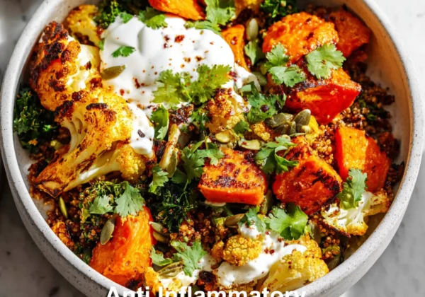 Anti Inflammatory Cauliflower Sweet Potato Bowl Warm Satisfying Real Nourishment You Need