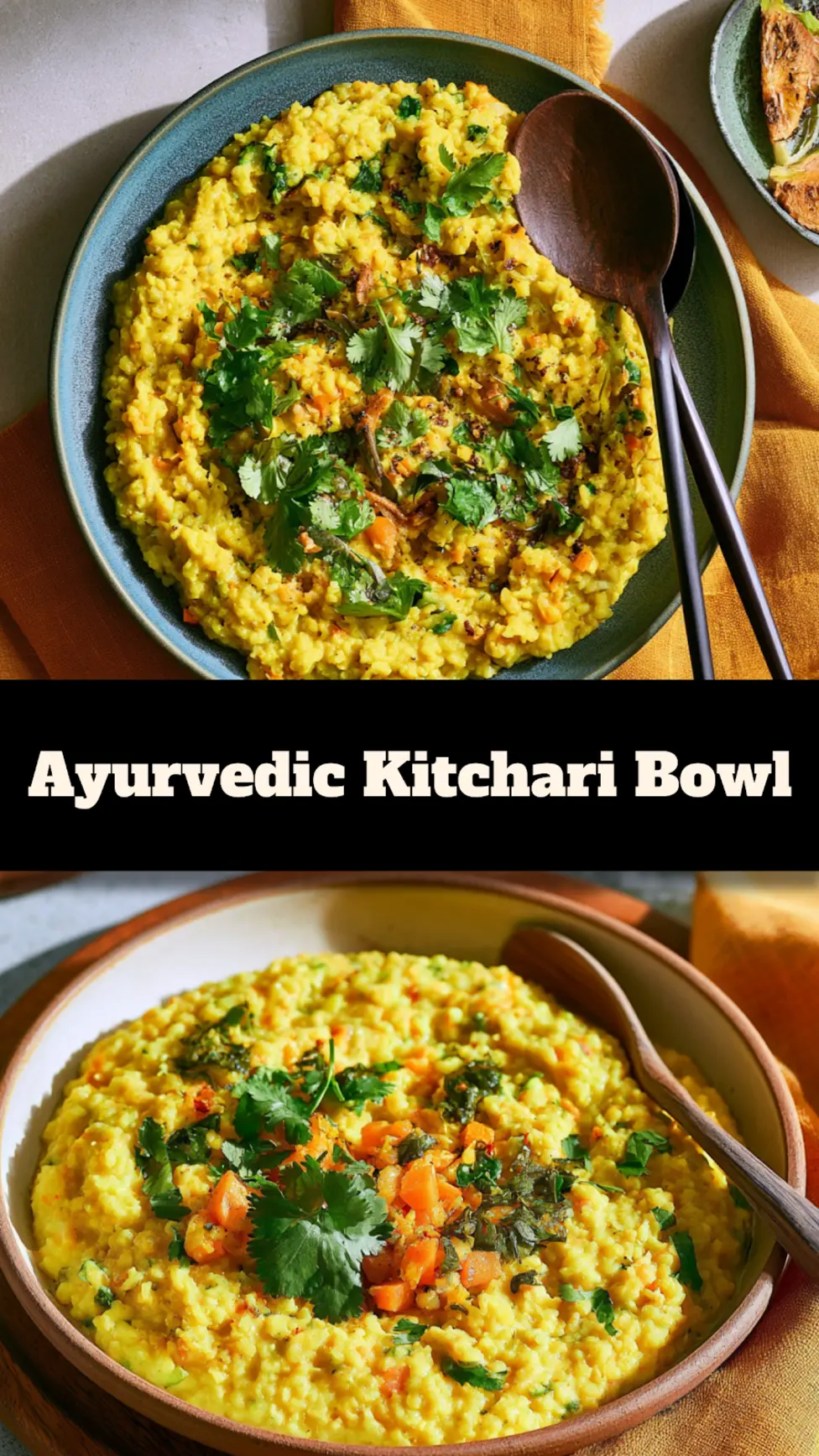 Anti-Inflammatory Ayurvedic Kitchari Warm Satisfying Real Comfort in Every Bowl 3 Ayurvedic Kitchari recipe, served and ready to eat, easy homemade dish